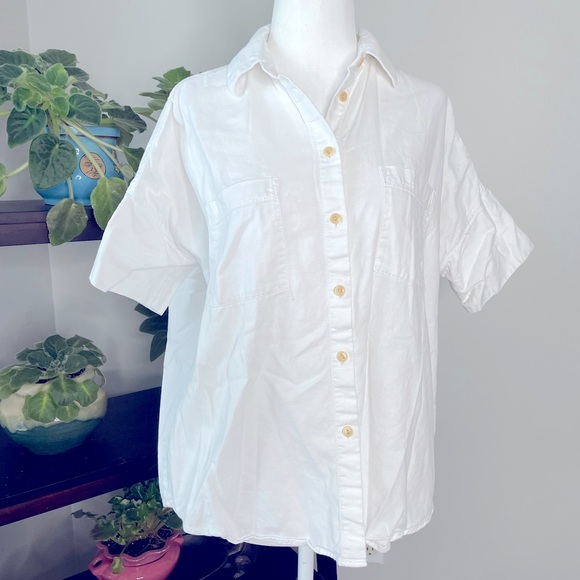 Madewell Short Sleeve Button Down Courier - Picture 2 of 8
